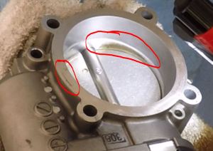 Dirty Throttle Body Aston Martin DB9