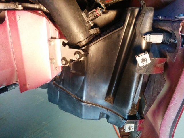 Right hand airbox on an Aston Martin DB9
