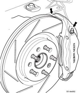 Aston Martin DB9 Brake Caliper Bleed Nipples