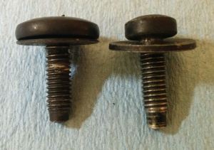 Front Under Tray Bolts - Two Different Sizes
