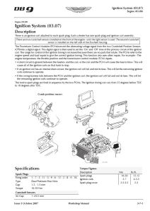 Aston Martin DB9 Workshop Manual Ignition System Section